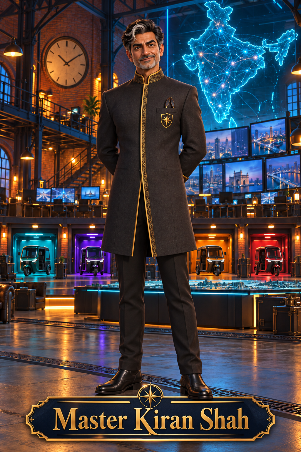 Master Kiran Shah, Commander of Station Zero