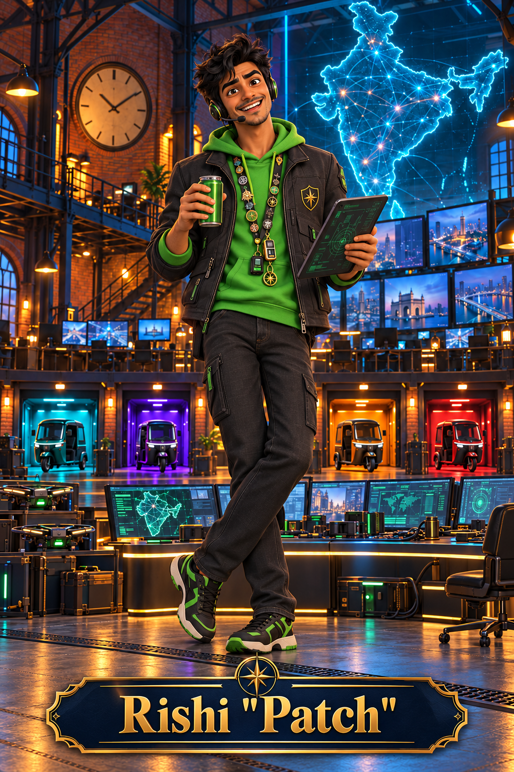 Rishi "Patch", Case Handler — he finds the mysteries