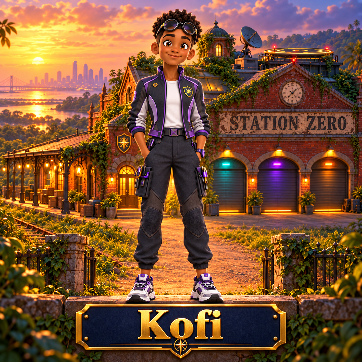 Kofi, Compass Academy cadet